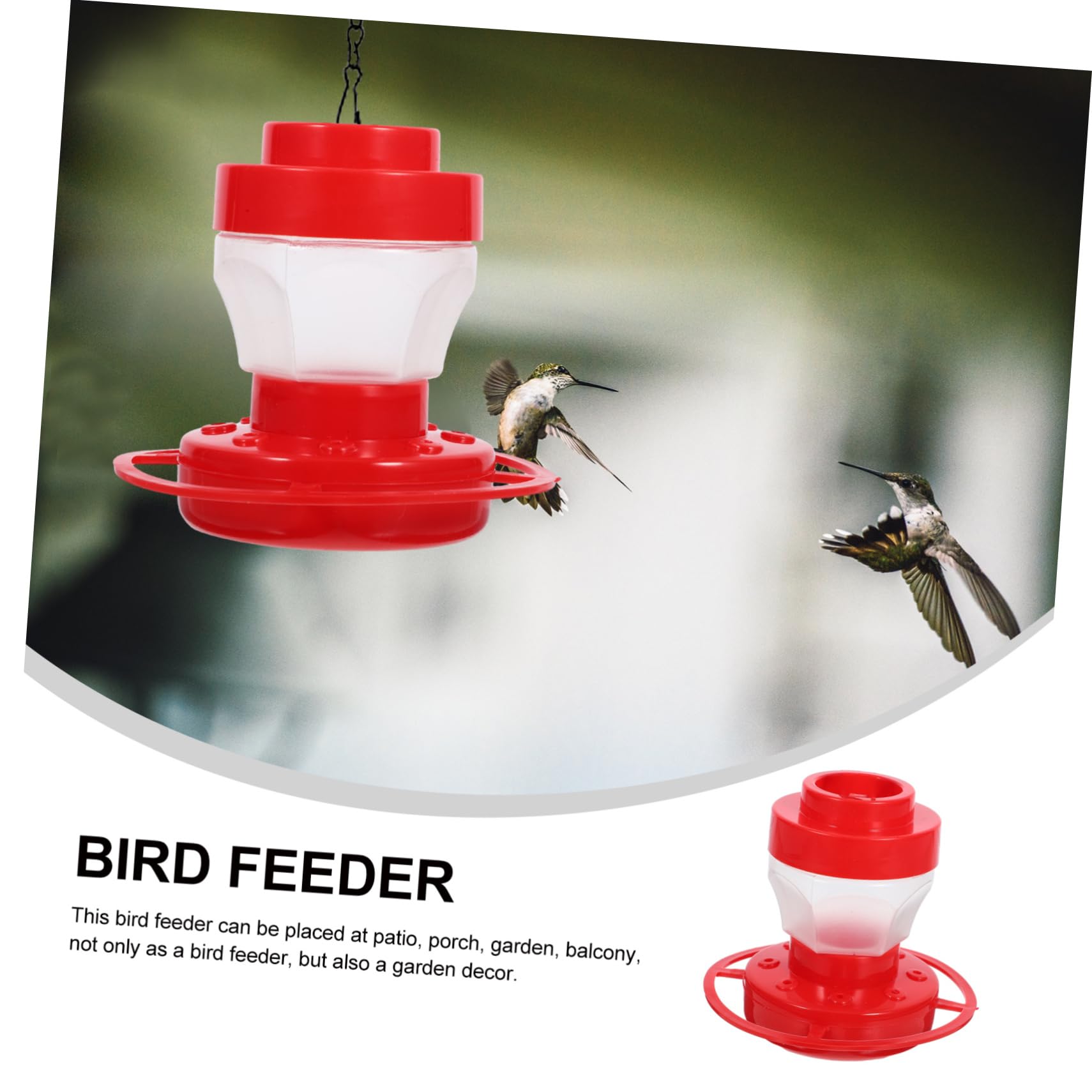 Yardwe 5 Comederos para Pájaros para Patio Aire Comederos para Pájaros para Exteriores Comederos para Pájaros Comederos para Pájaros Colgantes para Exteriores Organizador