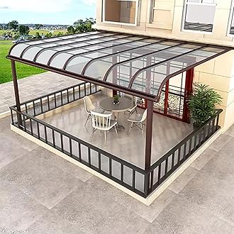 Polycarbonate Roofing Sheet Outdoor Clear, Polycarbonate Roofing Sheets, Lightweight Clear Plastic Sheet Transparent Durable Panel, Transparent Acrylic Plastic Panels