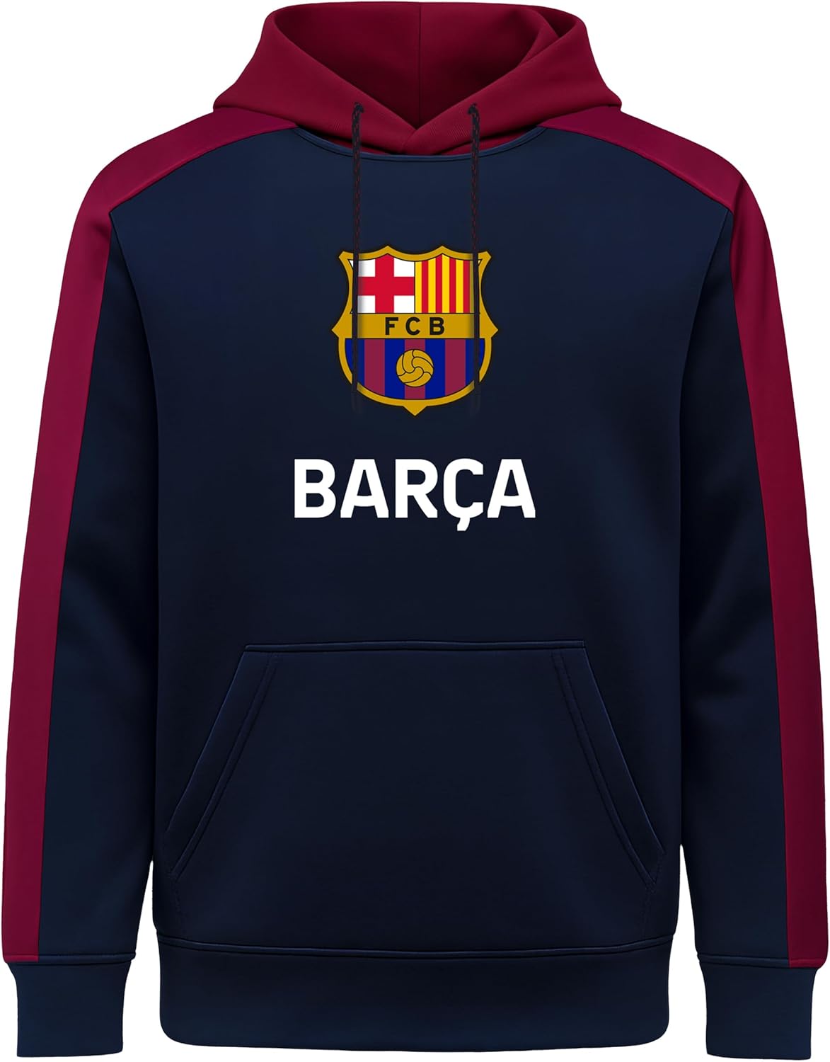 Icon Sports Officially Licensed FC Barcelona Pullover Hoodie - Unisex Adult - Image 3
