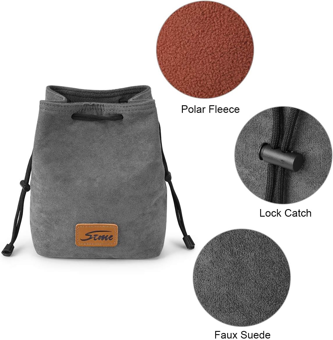 Discount S-ZONE Soft Camera Bag DSLR Insert Handbag Drawstring Lens Case Compatible with Canon Nikon Sony Special S-ZONE Soft Camera Bag DSLR Insert Handbag Drawstring Lens Case Compatible with Canon Nikon Sony