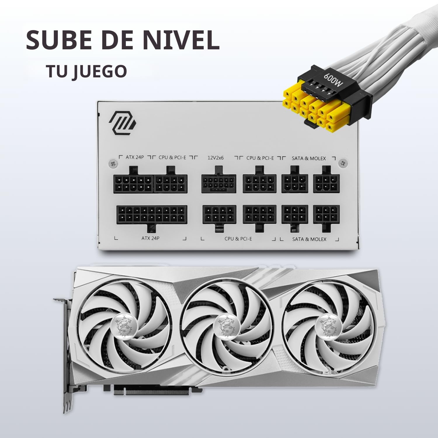 Amazon.com: MSI MAG A850GL PCIE5 White, Fuente de alimentación