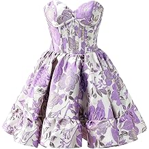 Short Mini Floral Sweetheart Homecoming Dresses 2026 Girls Birthday