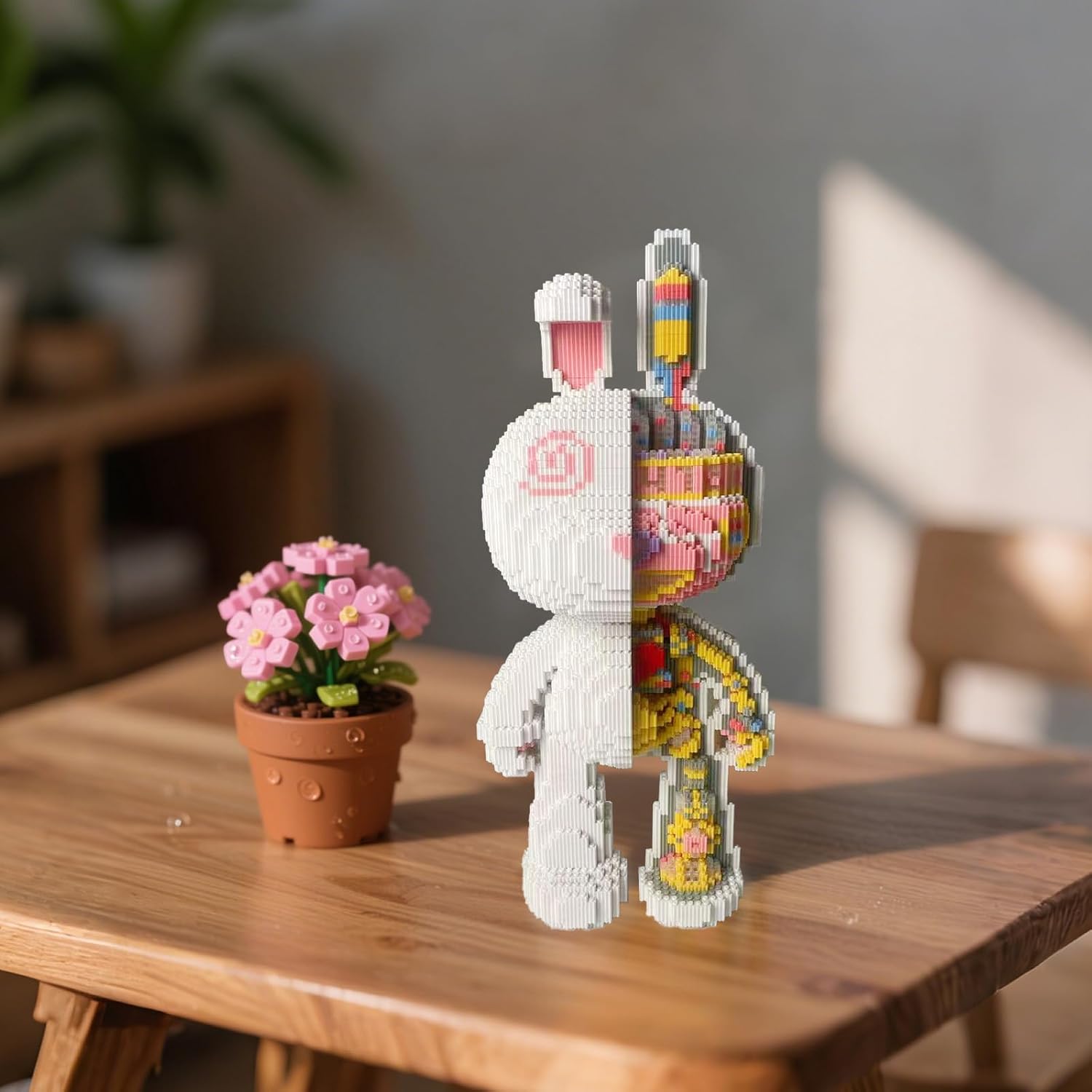 Mechanical Rabbit Building Blocks yaoyaoplay Mechanically Dissected Rabbits Building Blocks (Model M8008 ...