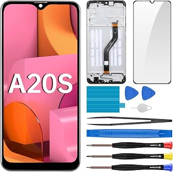 for Samsung Galaxy A20s Screen Replacement with Frame LCD