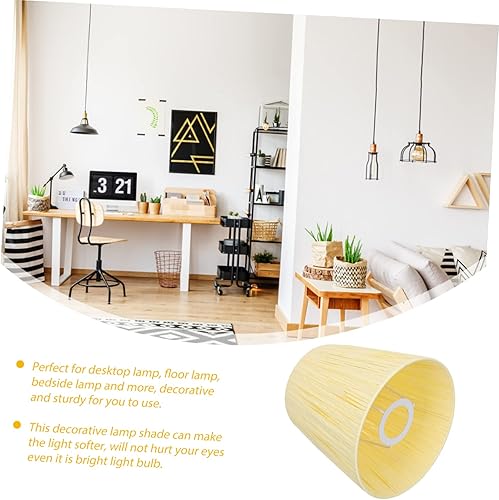 Miniatura 3 de DOITOOL Pantalla plisada para lámpara de mesa, estilo moderno, protección ocular