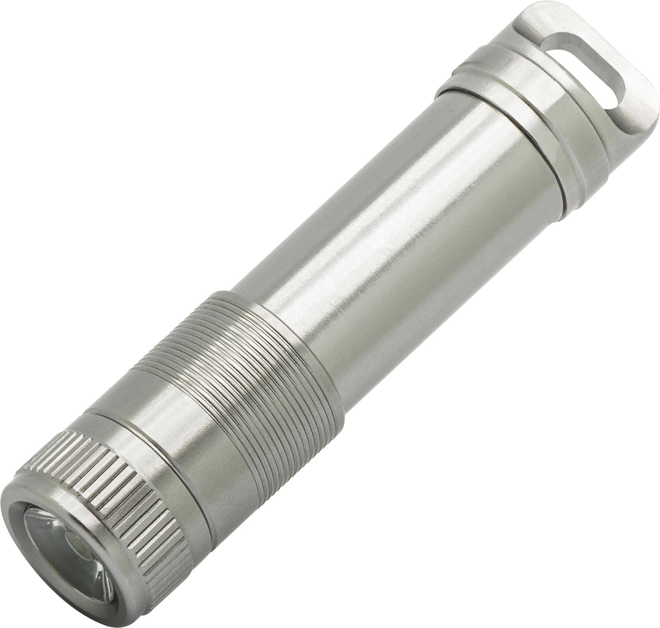 True Micro AAA Taschenlampe aus eloxiertem Flugzeugaluminium, kraftvolle 50 Lumen, kann problemlos am Schlüsselbund befestigt werden, Länge: 6,6 cm, 400390