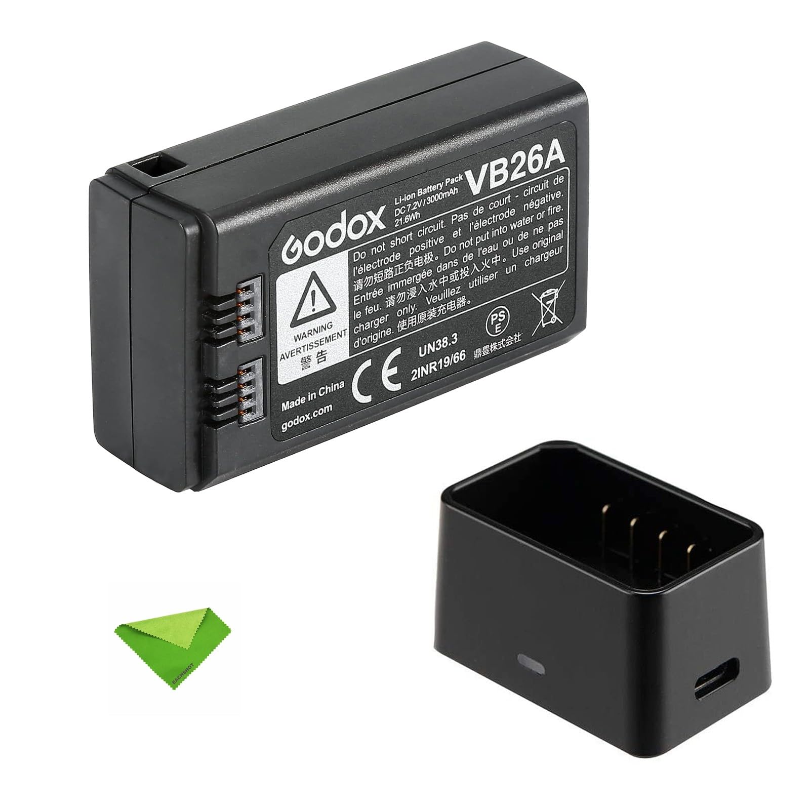 Amazon | Godox VB26A バッテリー充電器付き Godox V1-C V1-S V1