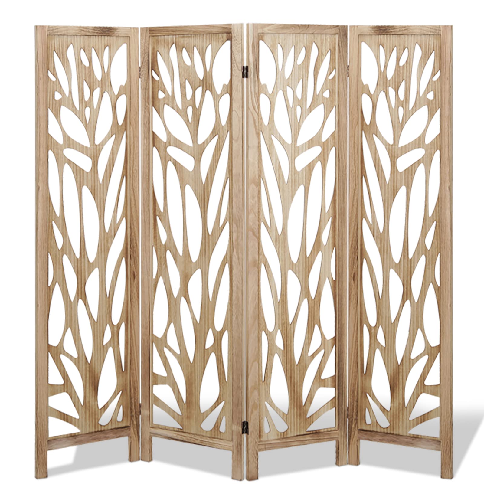 Buy 4 Panel Cutout Room Divider, 5.6 Ft Tall Wood Room Dividers
