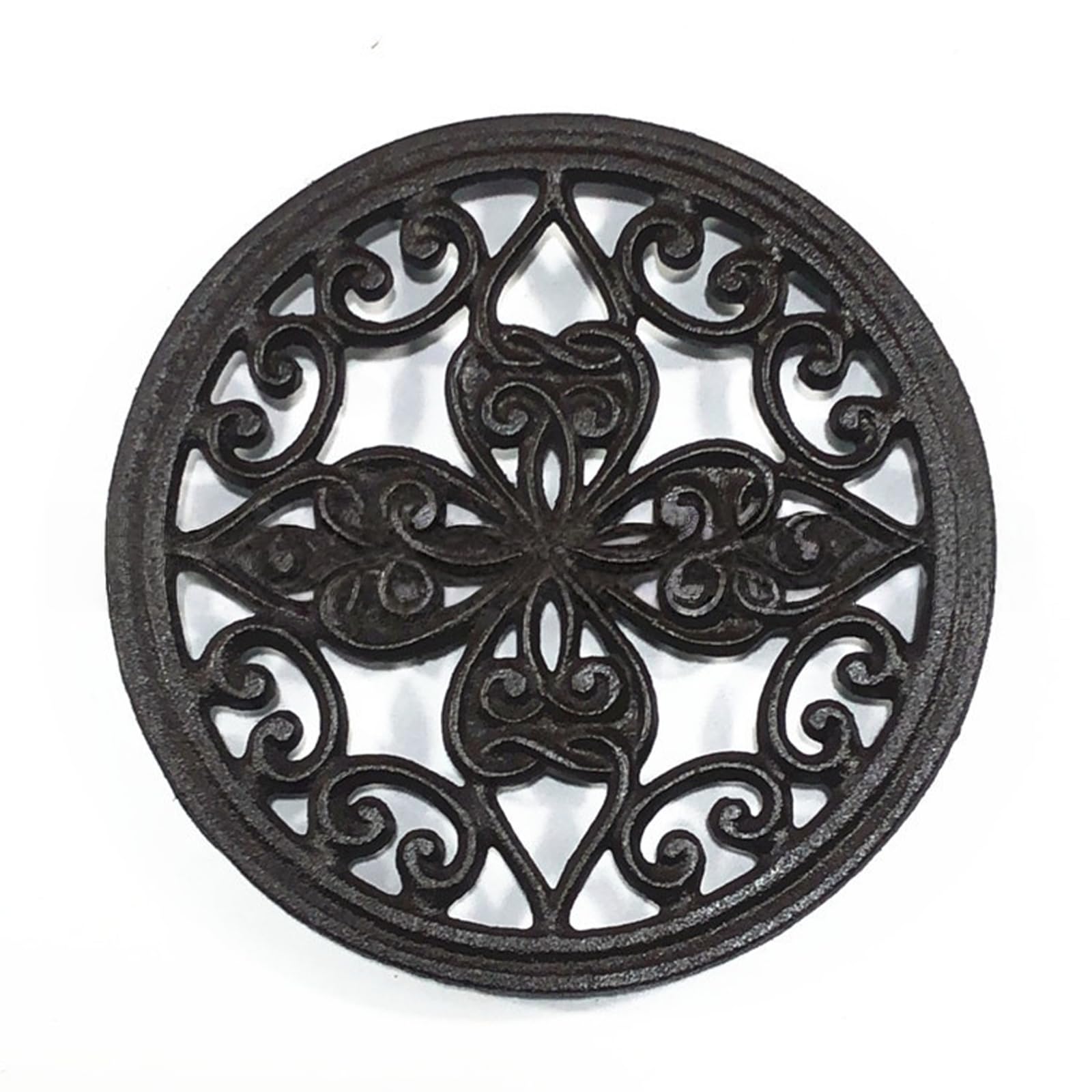 our fave Decorative Flower Cast Iron Trivet for Dining Table or Kitchen Use Hot Dishes and Pots Holder Coasters Coasters