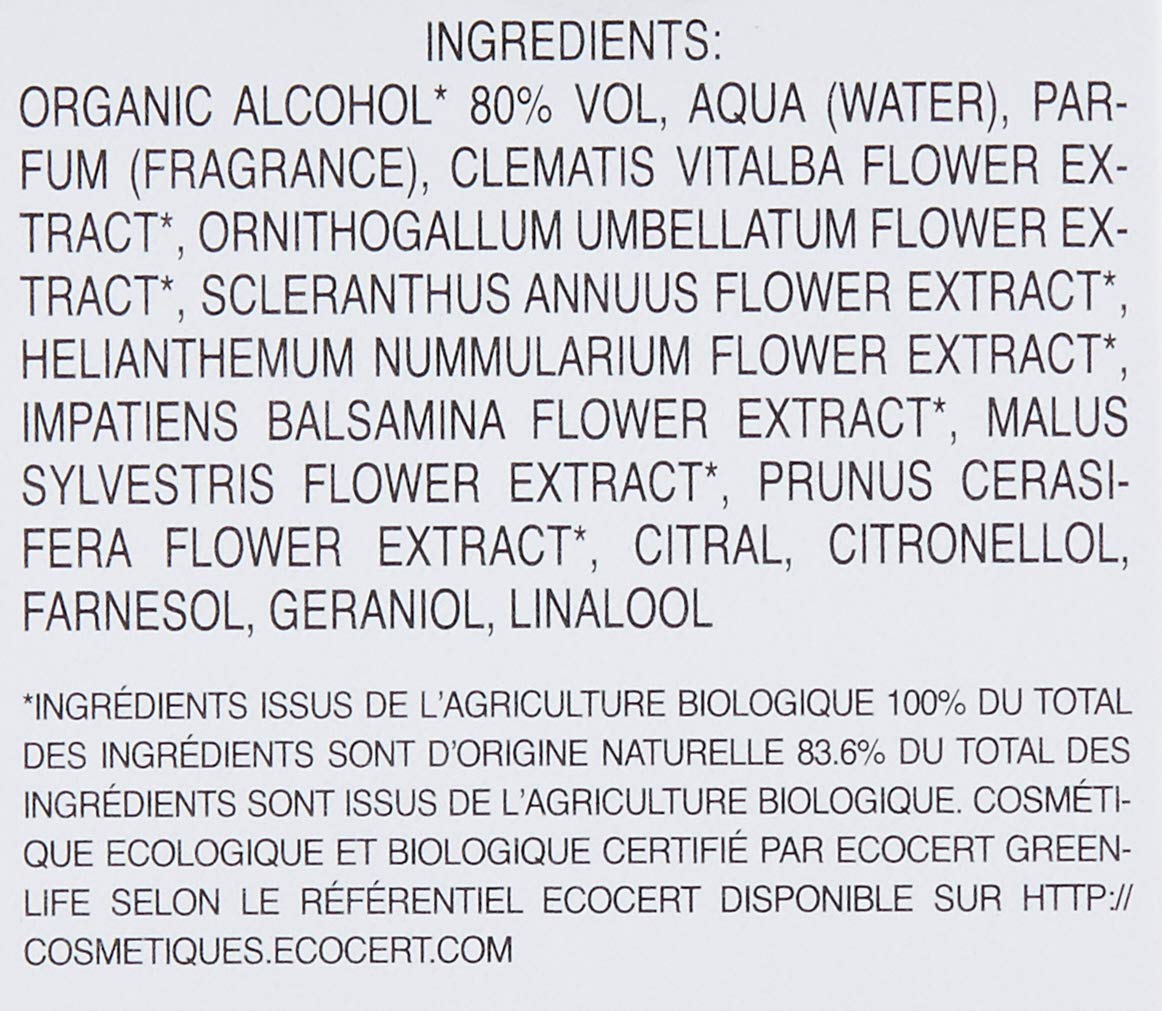 Elixirs & Co - Woda toaletowa z kwiatami Bach - Wellness - 100% Naturell - Wegańska - Organiczna - Wyprodukowano we Francji - Harmonia - Kojąca woda toaletowa - 55ml