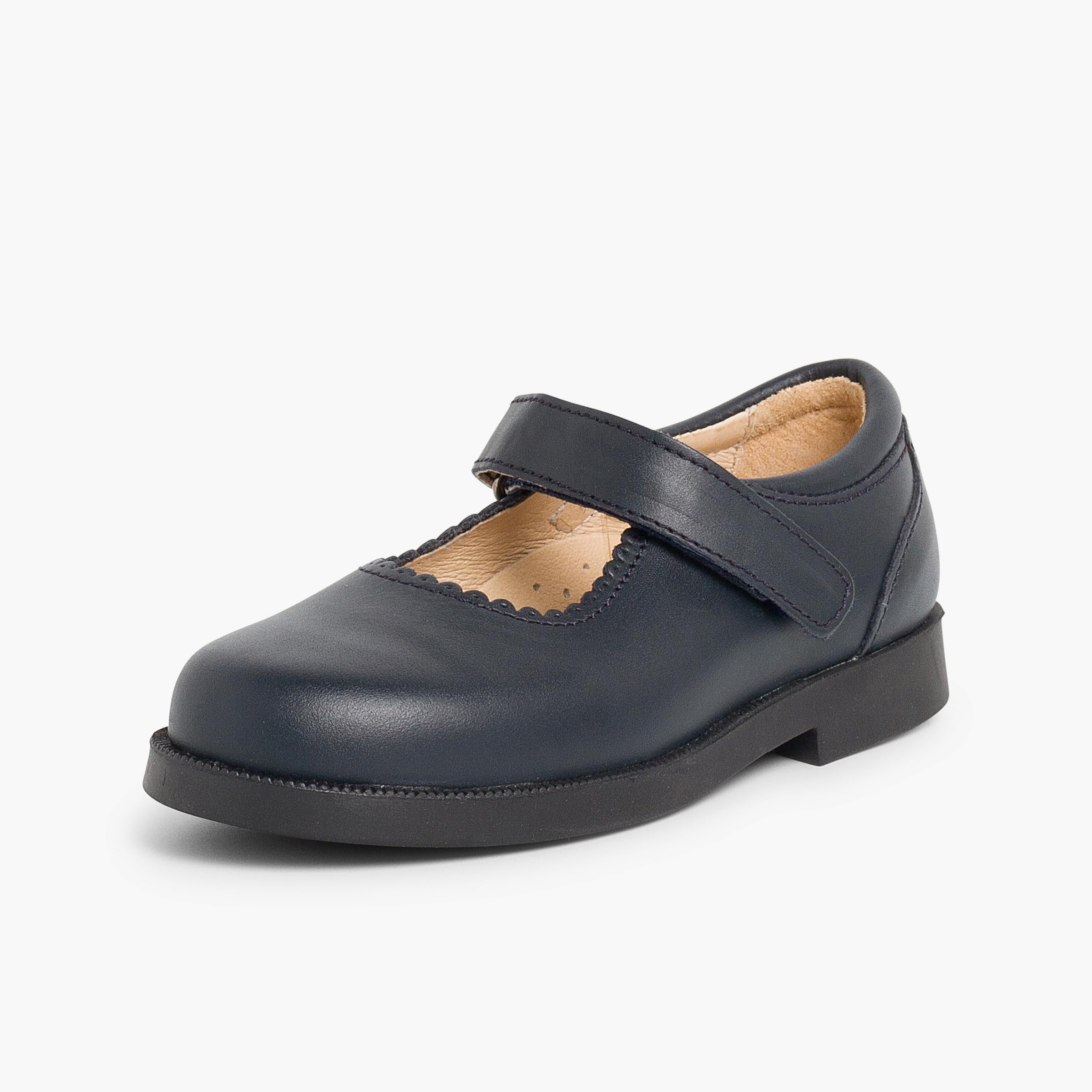 Pisamonas Zapato Colegial Merceditas Niña Cinta Adhesiva