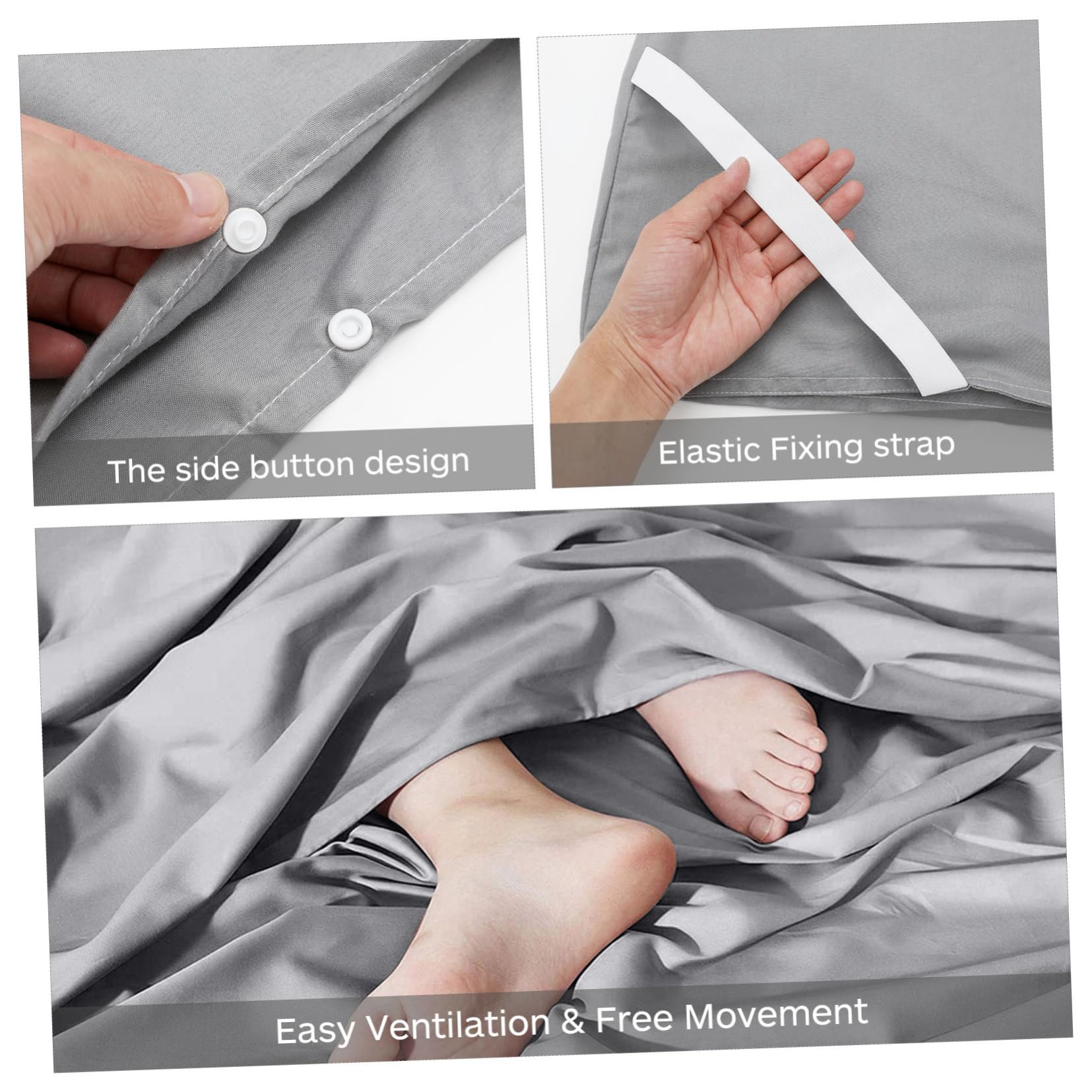 Abaodam Reiseschlafsack aus Polyester für Erwachsene Tragbarer und Multifunktionaler Hotelschlafsack mit Solidem Farbdesign für Reisen und Camping