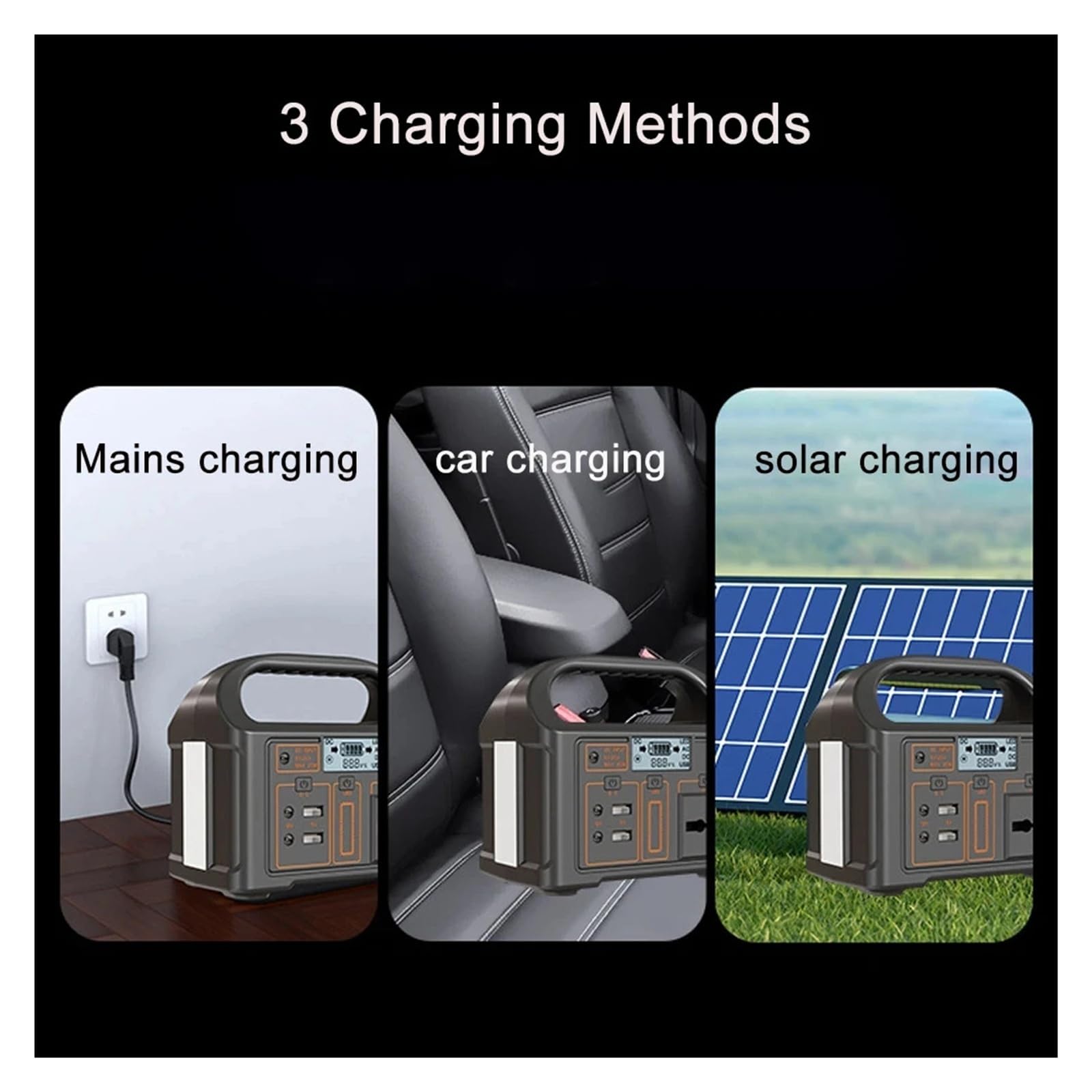 For Jsdsolar, Generatore Di Corrente Portatile Da 100 W for Centrale Elettrica 110 V 220 V, Banca Di Energia Solare Di Emergenza for Viaggi In Campeggio All'aperto(220V,US)
