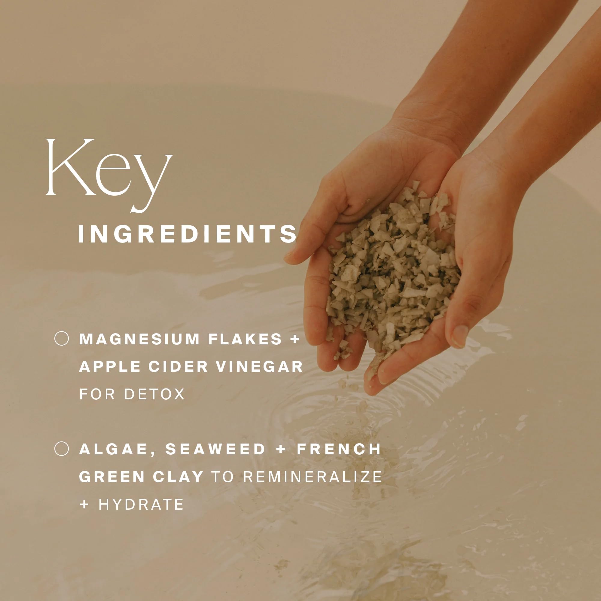 HigherDOSE Trempage au sel de bain à la sérotonine : trempage de bain avec formule à base de magnésium, huiles essentielles et vinaigre de cidre de pomme, soutenez vos niveaux de sérotonine et