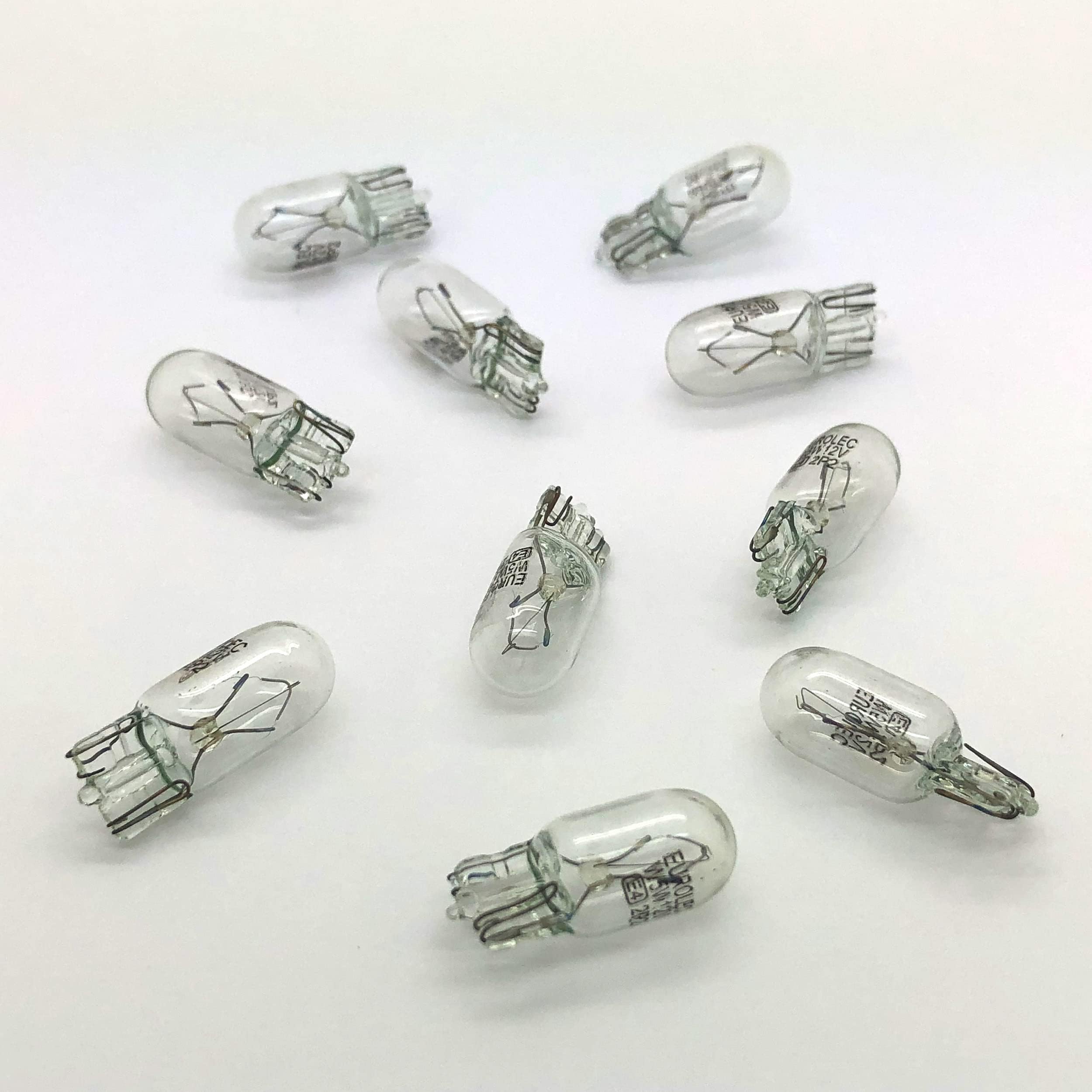 Vineen Motion performance 10 X 501 Capless Sidelight Car Bulb Bulbs Interior Number Plate Side Light 12V 5W