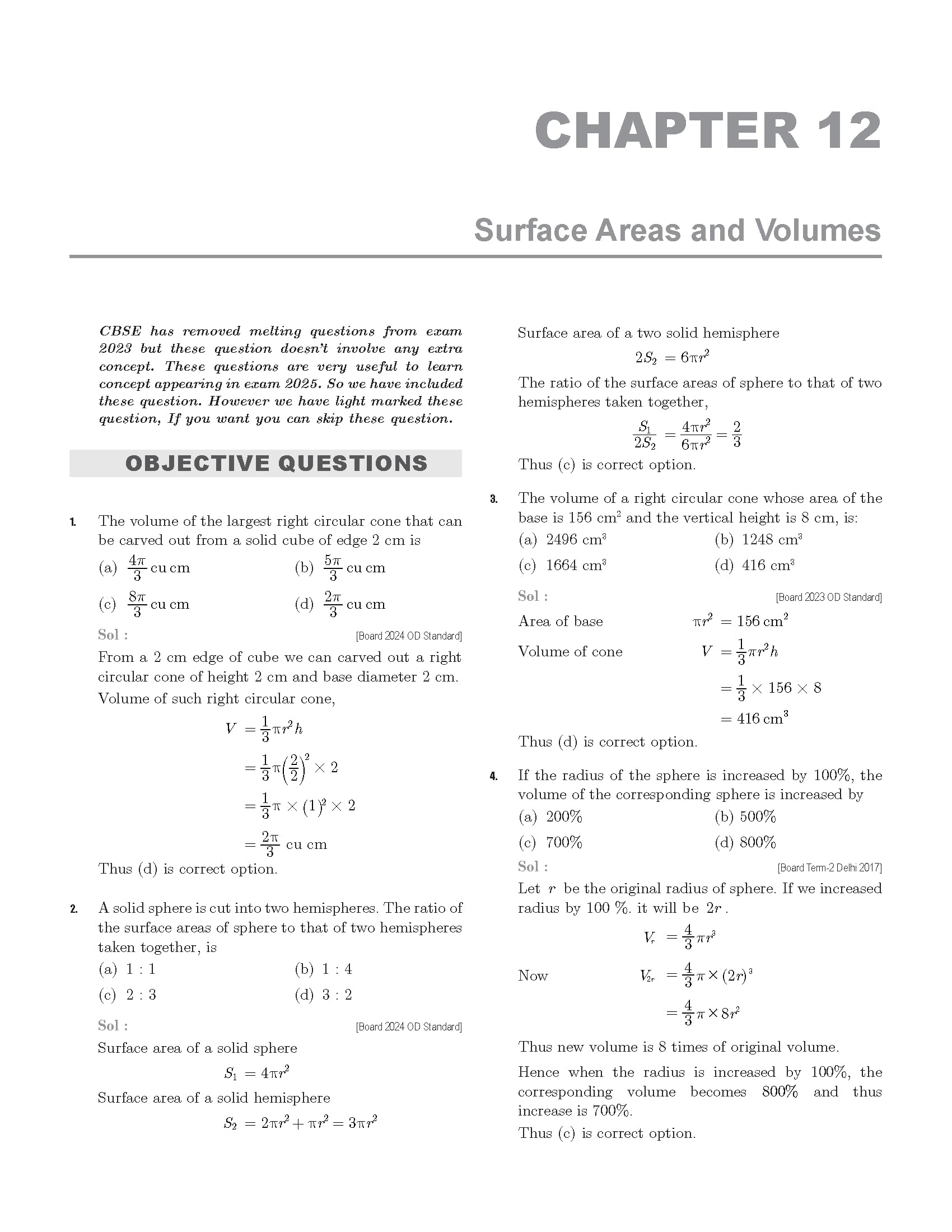 NODIA CBSE Maths Standard Class 10 Question Bank 20 Year PYQB 4