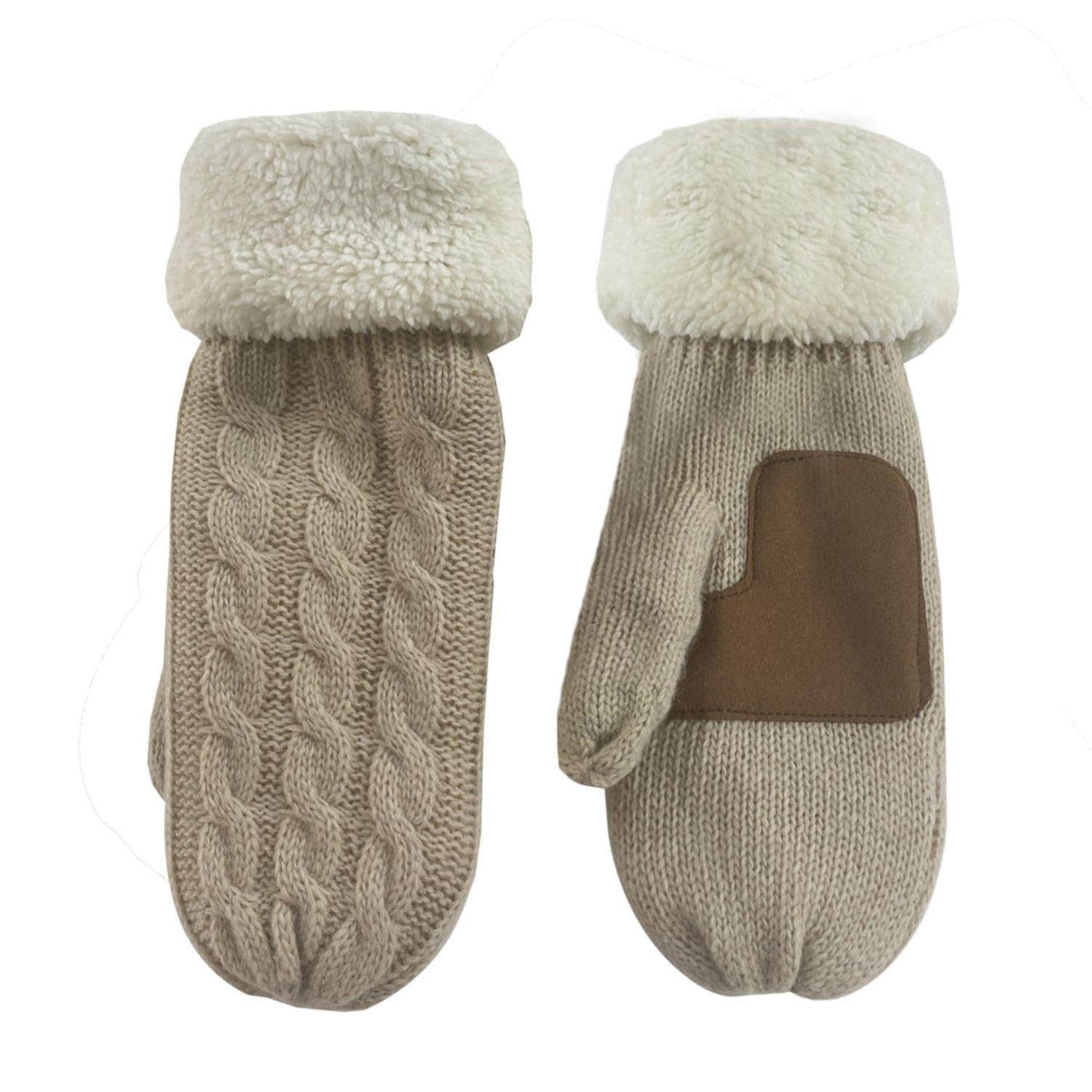 WUFGWBD 1 Pair Of Knitted Gloves, Touch Screen Winter Gloves, Thickened And Fleece Warm Gloves, Unisex, Outdoor Windproof Gloves, Thermal Accessories