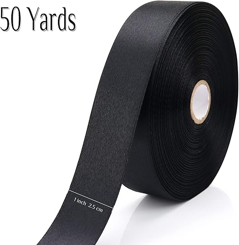 Miniatura 197 de Cinta de oro rosa de 1-1/2 pulgadas, para envolver regalos, 50 yardas, corona de fiesta de boda, costura, accesorios para el cabello, decoración