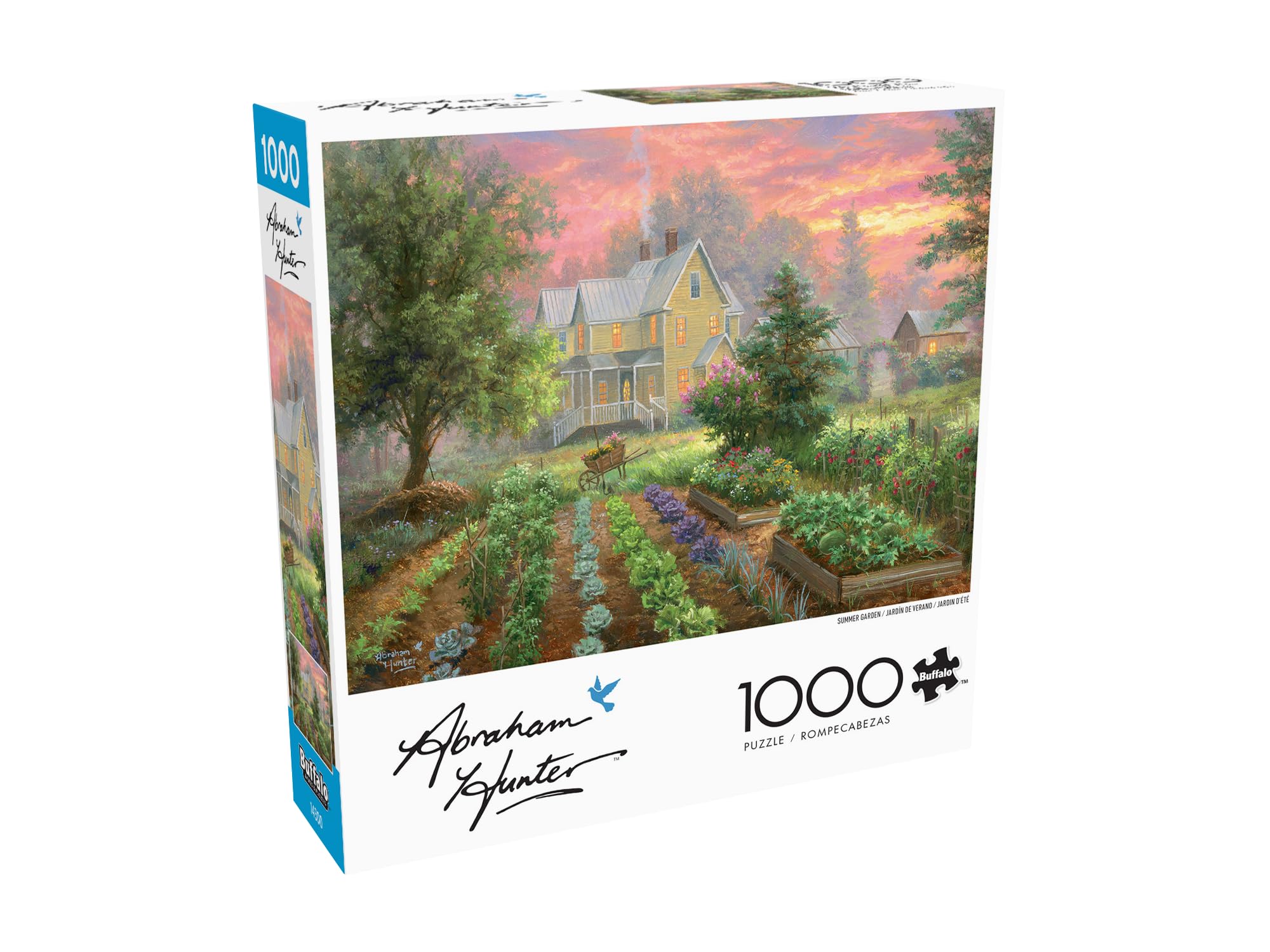 Amazon.com: Buffalo Games Abraham Hunter Summer Garden 1000 Piece