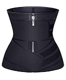 Waist Trainer for Women Latex Underbust Double Training Belt Tummy Control Waist Cincher Sport Girdle