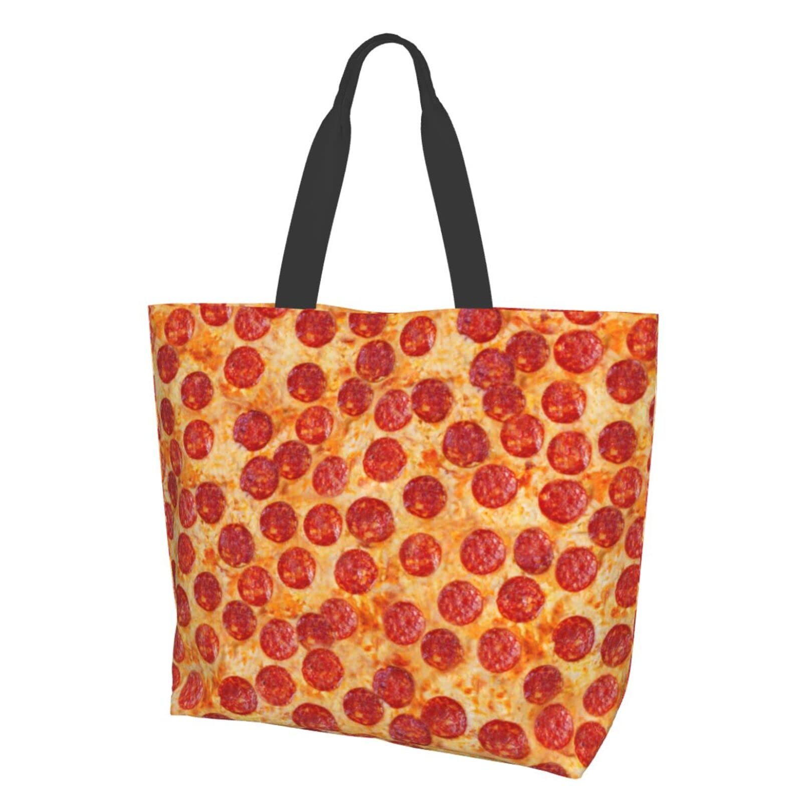 Qaonyui Reusable Tote Bag Large Capacity Shoulder Handbags Heavy Duty For Shopping Grocery Beach Picnic