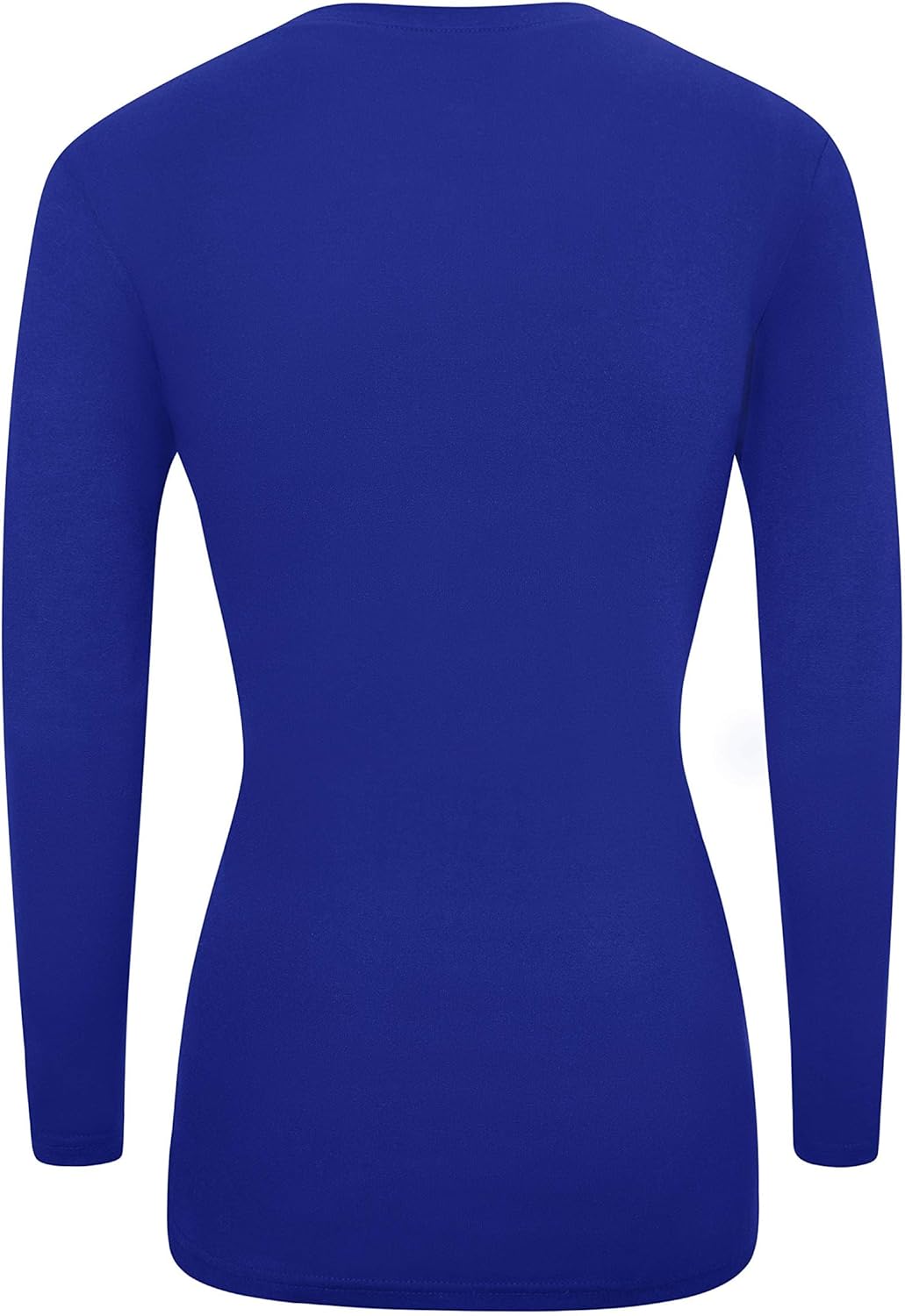 Natural Uniforms Women's Under Scrub Tee V-Neck Long Sleeve T-Shirt - Image 2