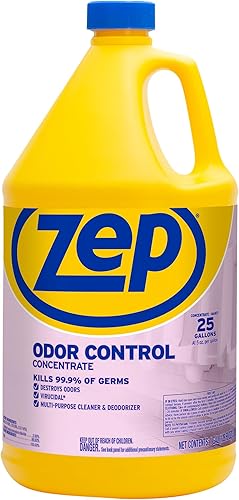 Miniatura 2 de Zep ZUOCC128 - Concentrado de control de olores de 1 galón (caja de 4) - Limpia, desodoriza, desinfecta, mata muchos gérmenes domésticos, elimina