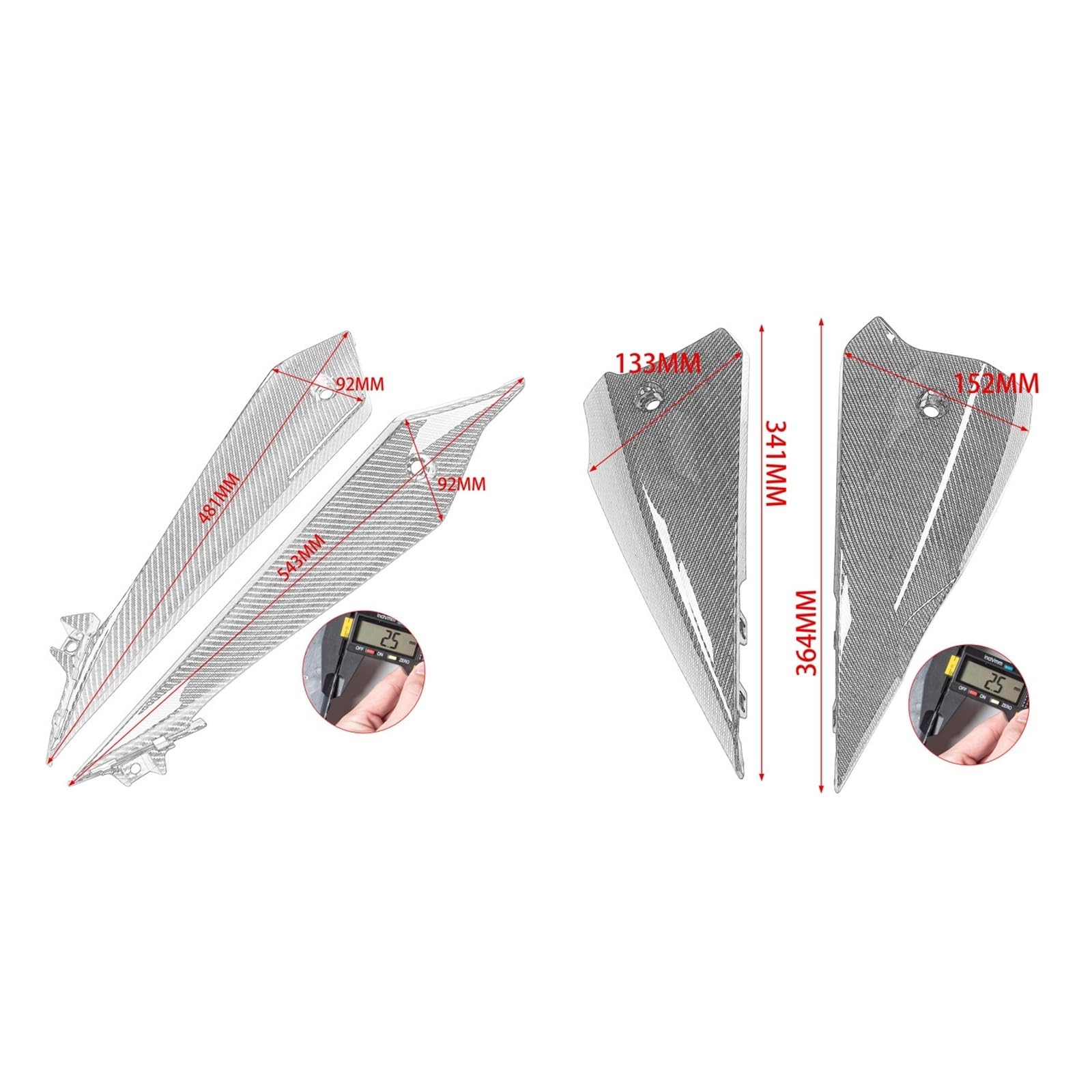 Front Bumper Splitter dachowy Pasuje do Suzuki GSXS1000 GSX S1000 2015-2020 Silnik Dolny spojler Rama Osłona boczna Owiewka