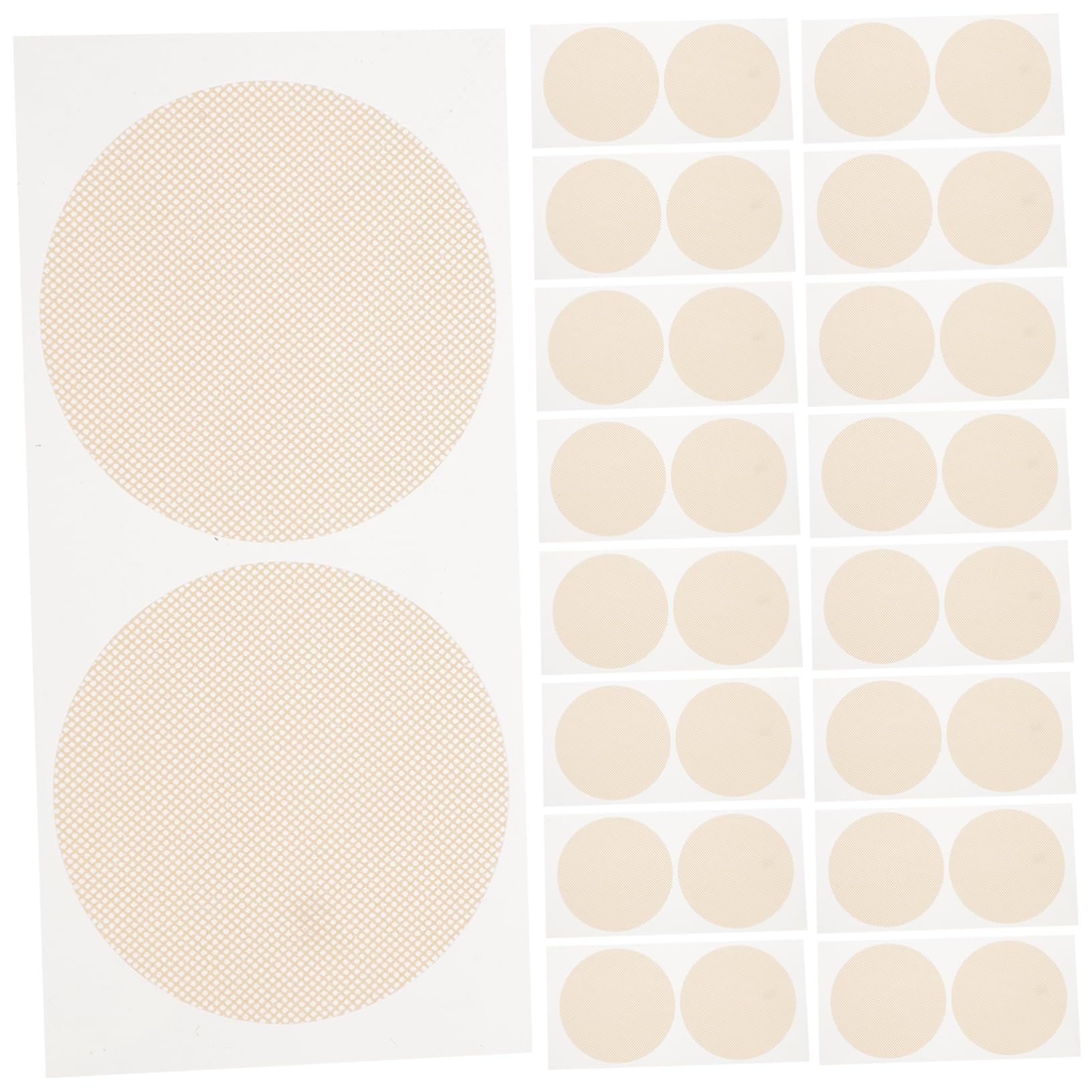 FOMIYES 20Pairs Self Adhesive Chafing Patches for Runners Comfortable and Easy to Use for Sports and Endurance Activities Beige