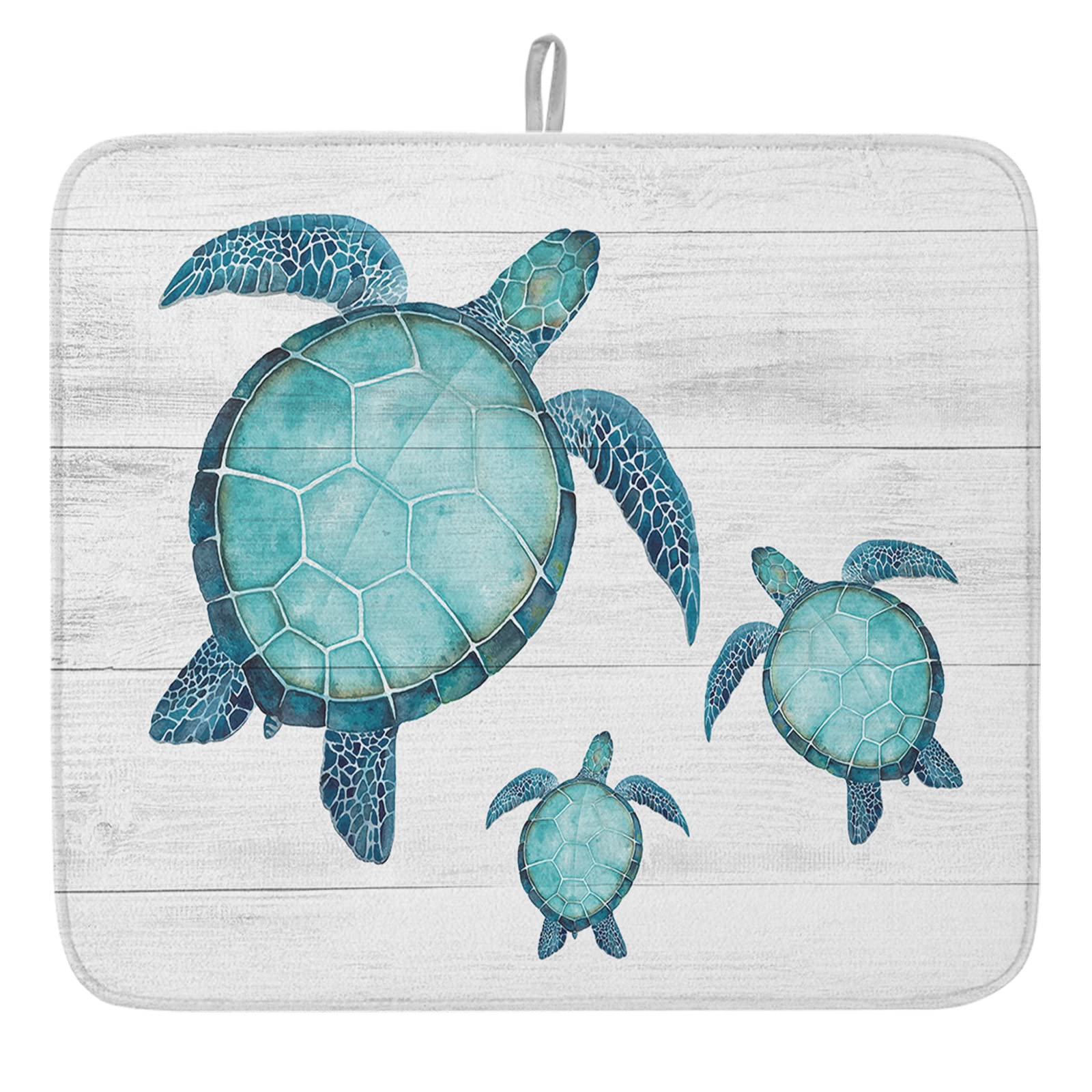 Blue Ocean Tapis De Séchage En Microfibre Absorbant En Forme