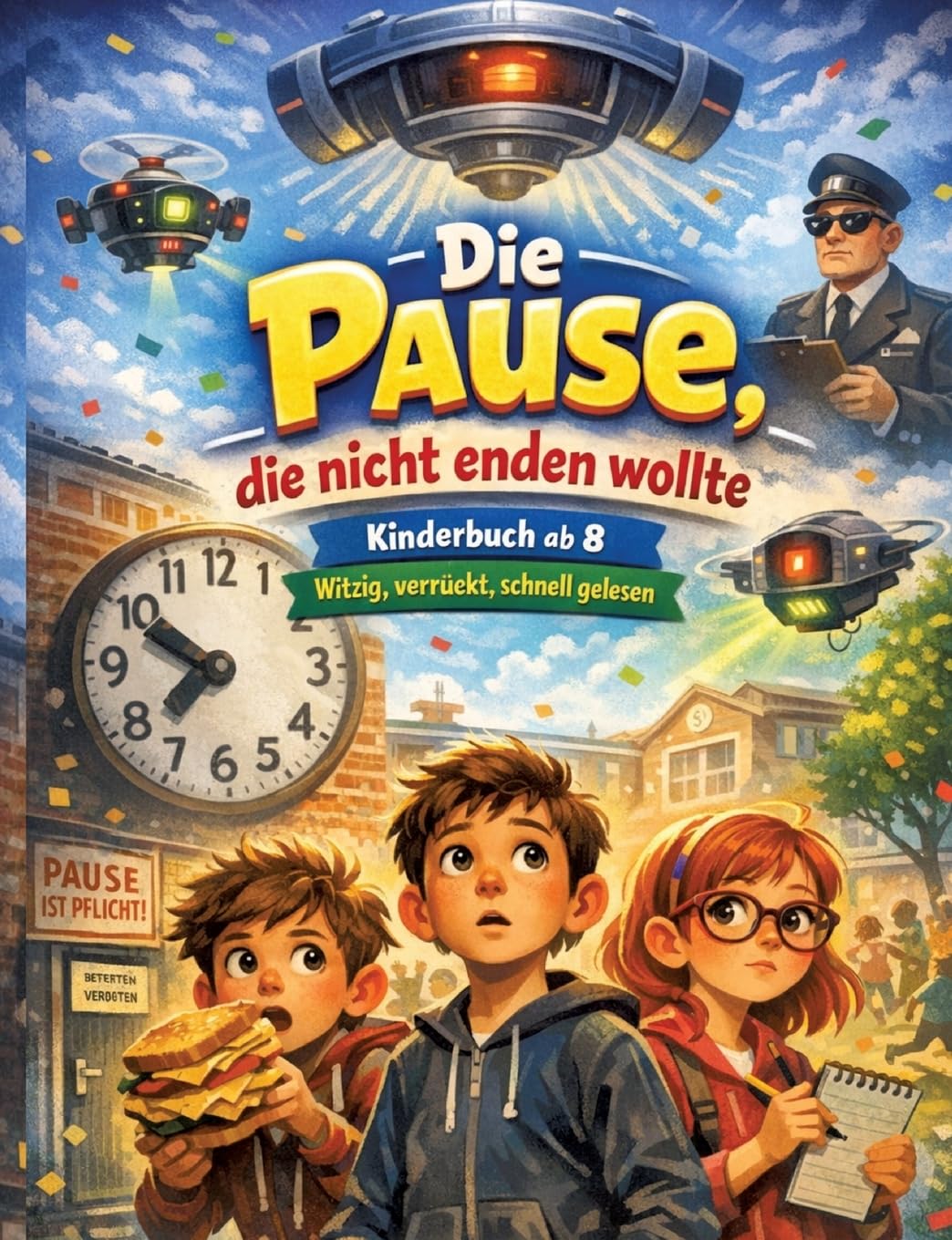 Die Pause, die nicht enden wollte: Kinderbuch ab 8 Witzig, verrückt, schnell gelesen
