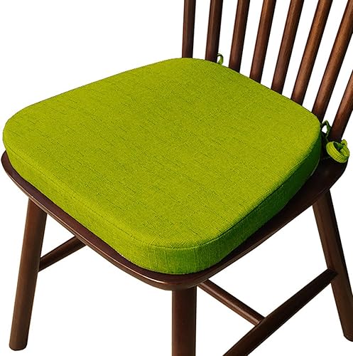 Miniatura 8 de ZTGL Cojines para silla de cocina con lazos, cojín de asiento antideslizante con cremallera, funda lavable a mano o a máquina, almohadillas para
