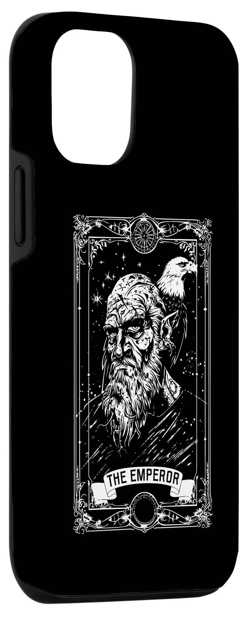 iPhone 15 Pro The Emperor Mystical Orc Tarot Card Wicca Major Arcana Case - Image 3