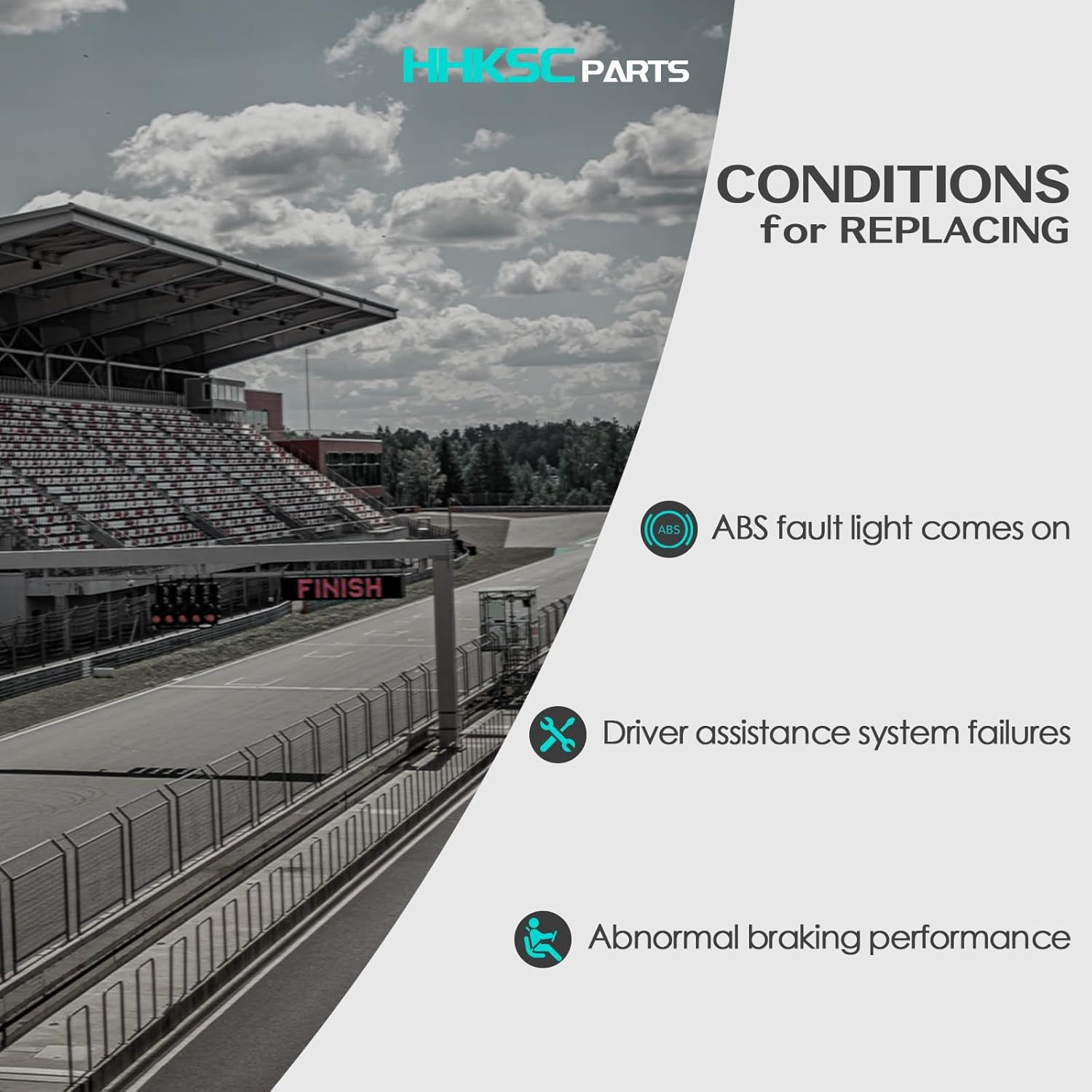 2pcs Front Left and Right ABS Wheel Speed Sensor Compatible with Acura Honda Accord TSX 57455SDH003 57450SDH003 ALS1097 ALS1016 03 04 05 06 07 08