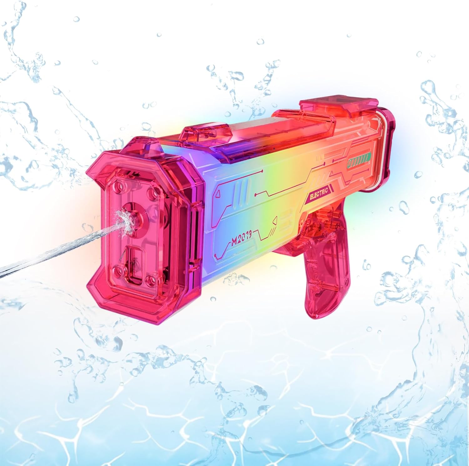 Electric Water Gun with 26FT Long Range Shooting, Water Blaster for Kids Adults, 350ML High Capacity Water Tank