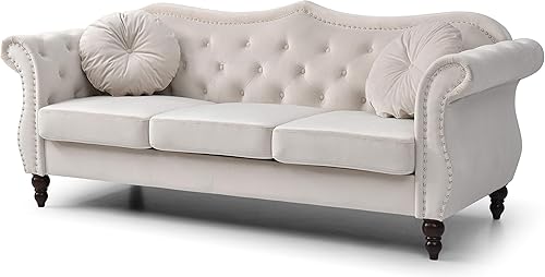 Glory Furniture Sofás Hollywood, Marfil