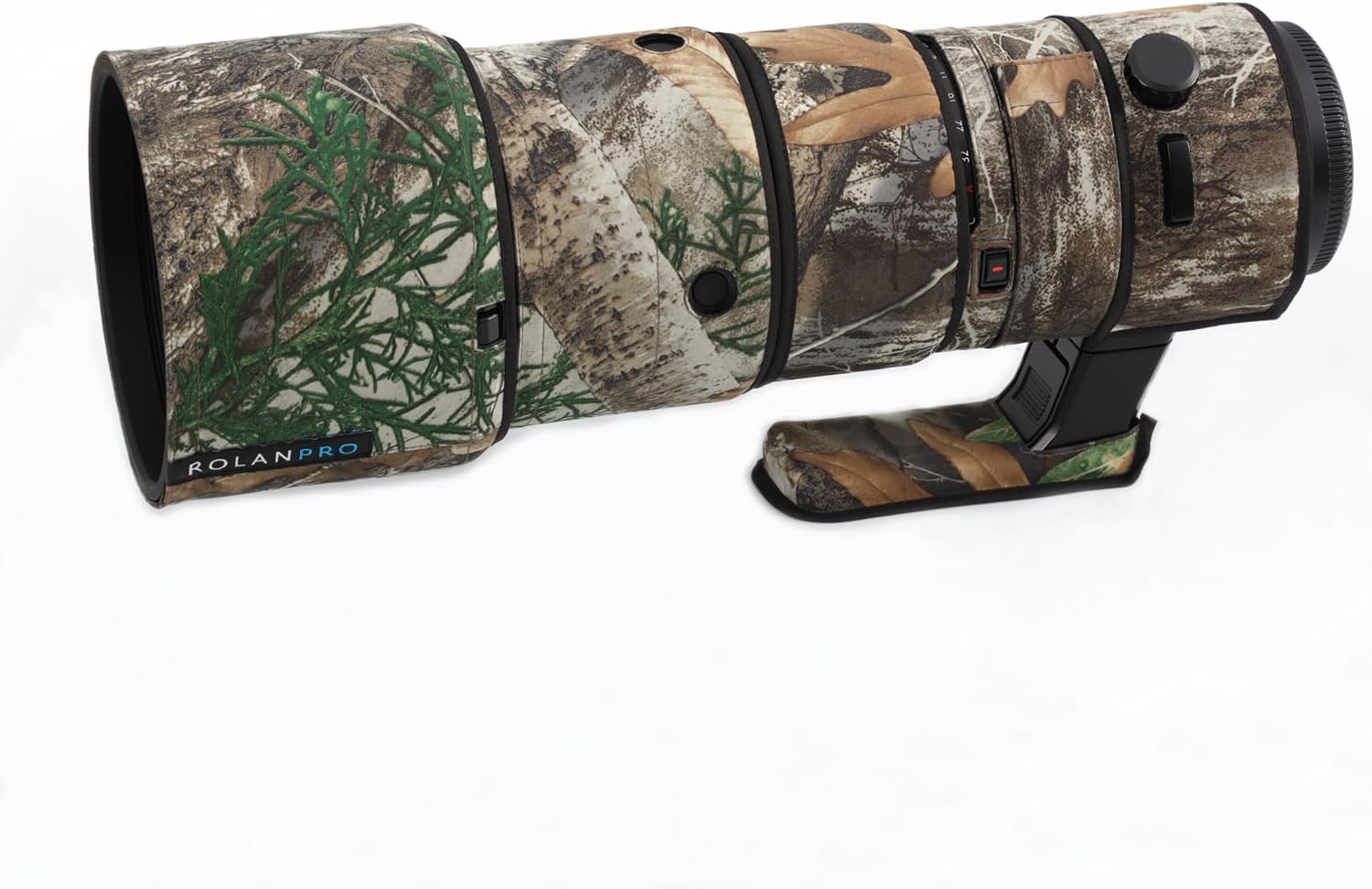 Rolanpro Waterproof Lens Camouflage Cover for FUJI FUJINON GF 500mm F5.6R LM OIS WR Rain Cover Protective Case Sleeve-#27 Jungle camo Waterproof