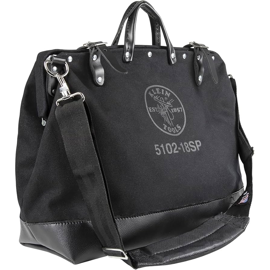 Klein Tools 510218SPBLK Tool Bag, Large 18-Inch Deluxe