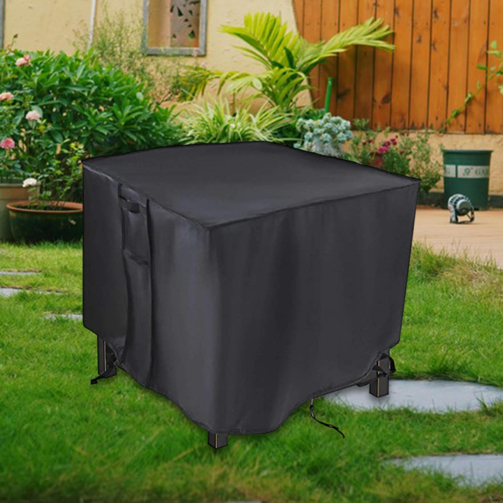 Fire Pit Cover Windproof Weatherproof Firepit Cover for Garden Outdoor Patio 92x92x61-image-11
