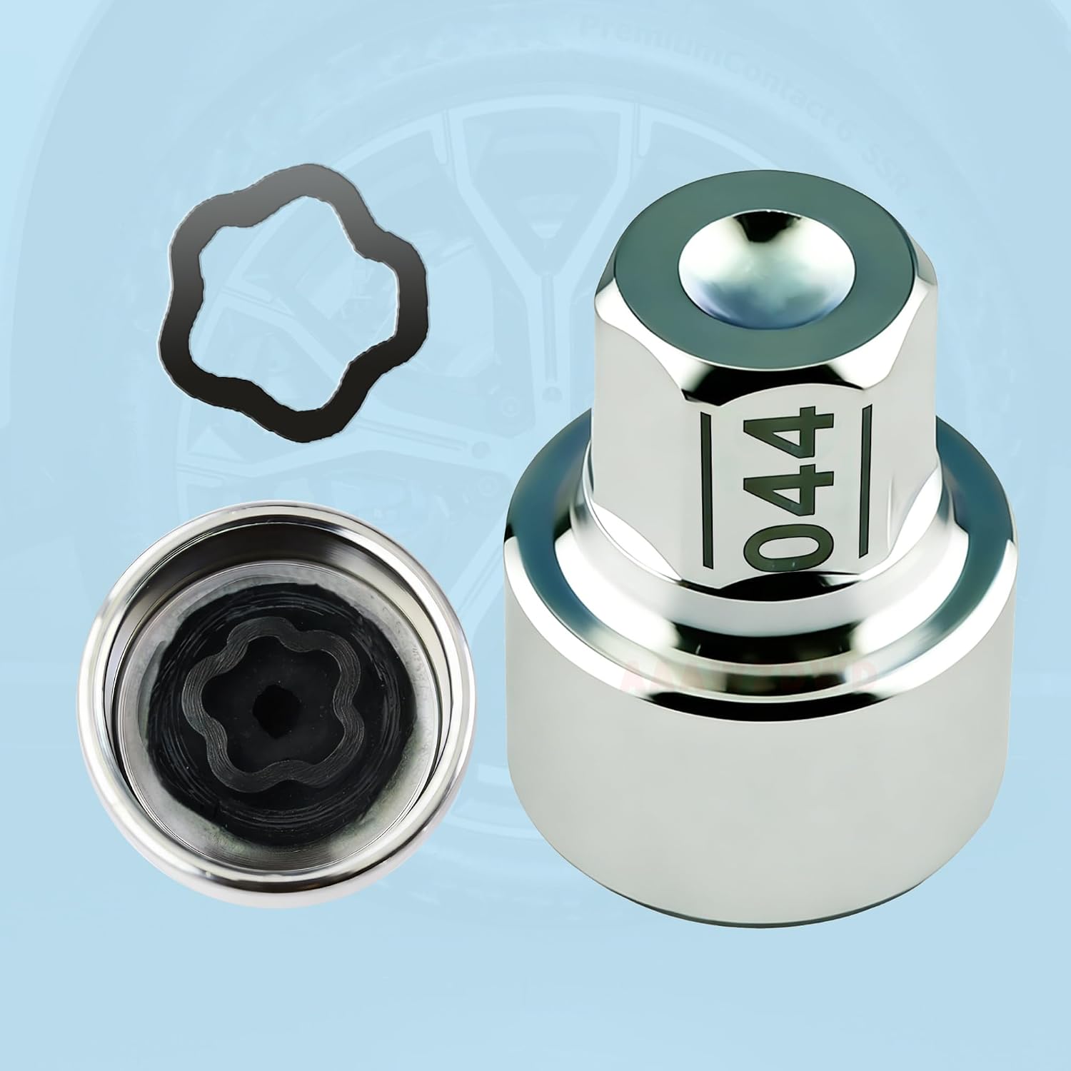 #044 for BMW Wheel Locking nut Key Compatible with BMW 1 3 5 7 8 X2 X3 X5 X6 Wheel Lock Key,Anti-Theft Lug Nut Removal Tool