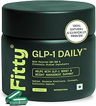 GLP-1 Weight Loss Supplement | Reduces Hunger & Supports Fat Loss | 100% Natural & Plant-Based | Metabolism Boost & Balanced Blood Sugar Levels | For Men & Women | 30 Capsules