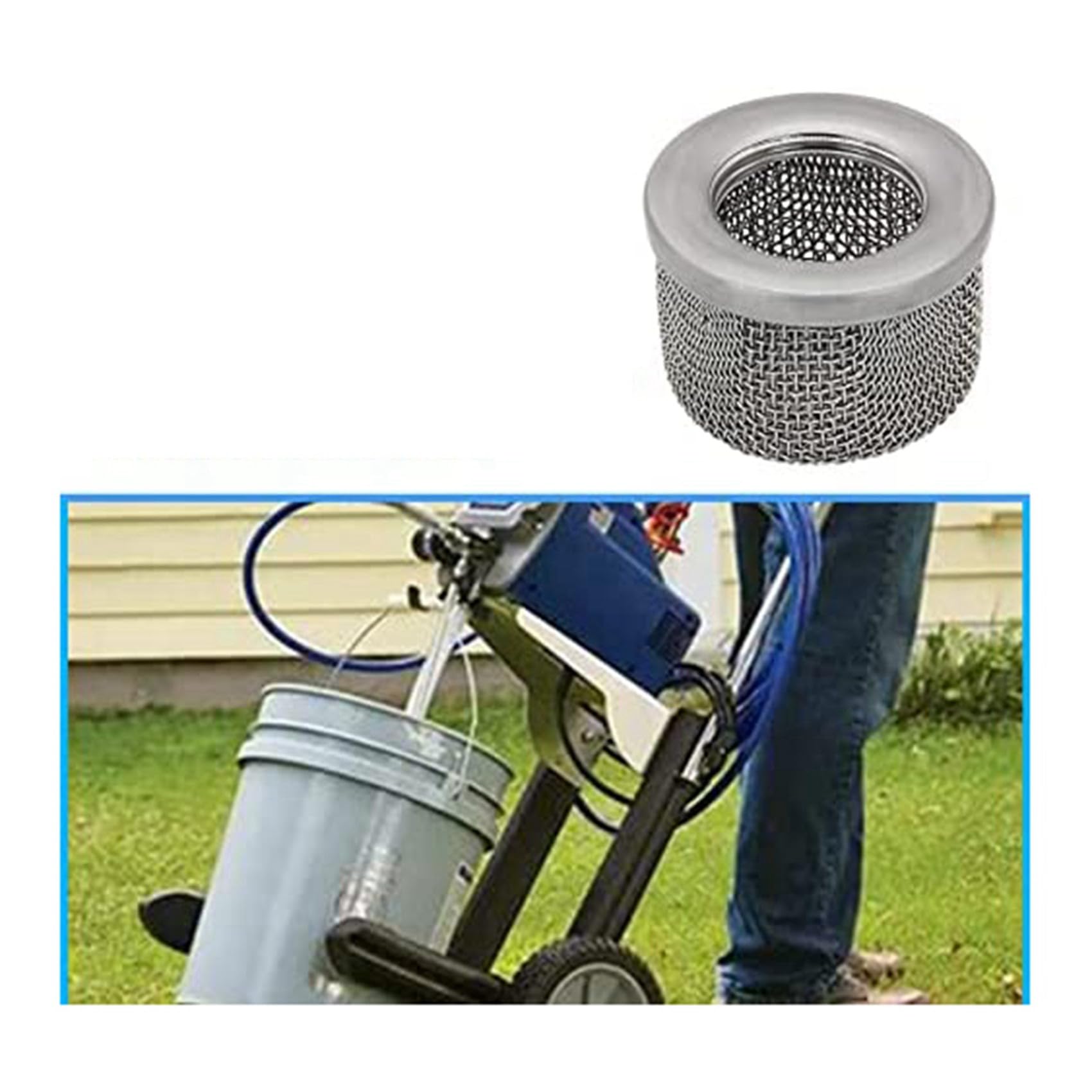 10 x 181072 lub 181-072 filtr sitkowy wlotowy z gwintem NPT 1095 1500 Airless agregat malarski wąż ssący
