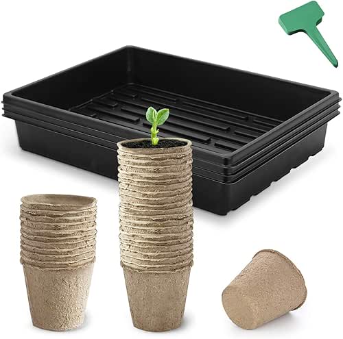 Seed Starter Kit Propagator Plant Grow Kit 3 Inches Peat