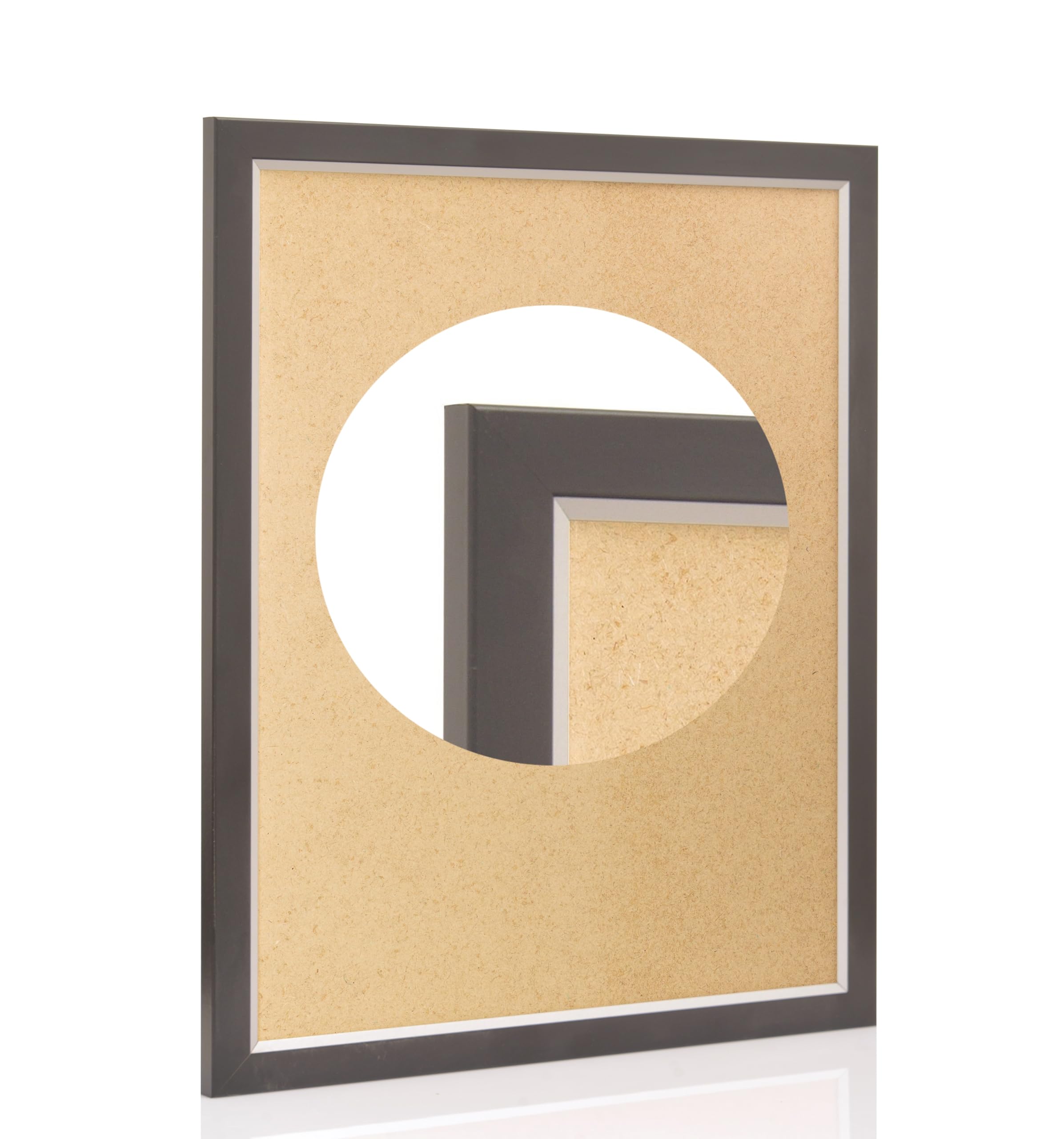 Bilderrahmen my Frames 80x100 cm schwarz Rahmen fuer Dina 4 und 60 andere Formate Fotorahmen Wechselrahmen aus Holz MDF mehrere Farben wählbar Frame für Foto oder Bilder