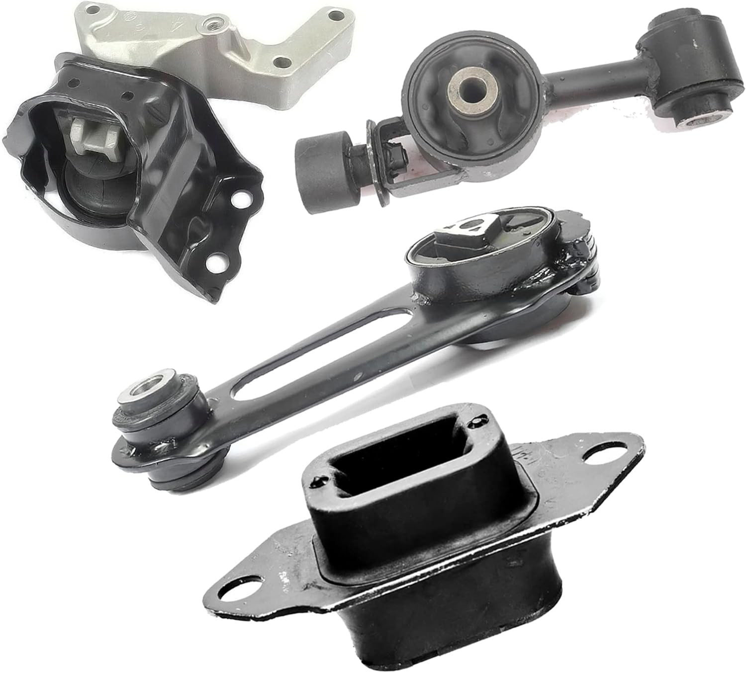 Compatible with Nissan 14-18 Versa Note 1.6L Engine Motor and Transmission Mount Set 4PCS A4320 A4361 A7368 A7369 2014 2015 2016 2017 2018