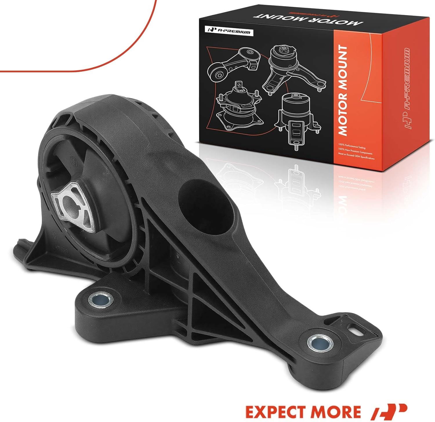 A-Premium Front Transmission Mount Compatible with Chevrolet Malibu 2013-2015, Malibu Limited 2016, Impala, Impala Limited & Buick Allure, Lacrosse, Regal & Cadillac SRX, XTS, Automatic Transmission