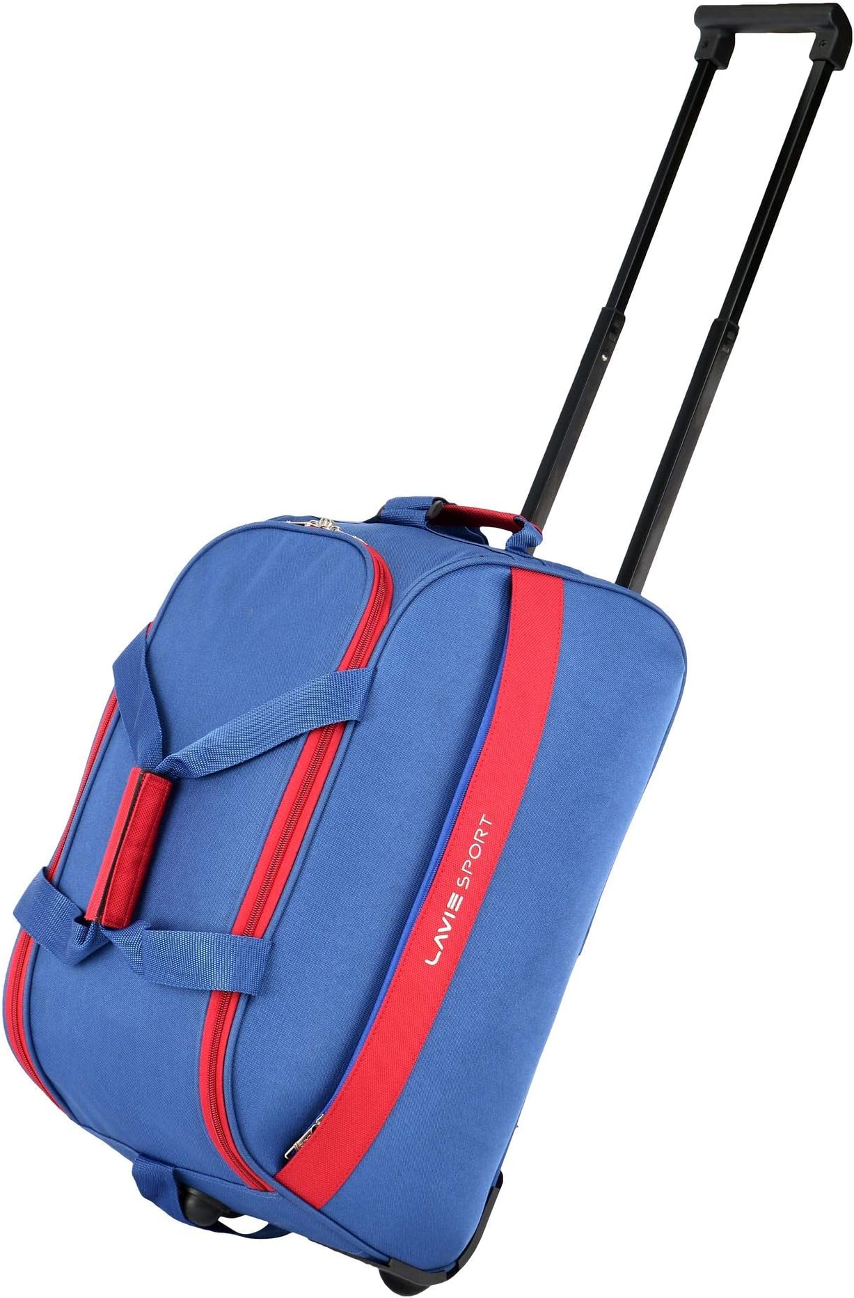 Lavie Sport Meridian Large Wheel Duffel Bag | Duffle Bag with Trolley | Duffle Bag with Sturdy Wheels