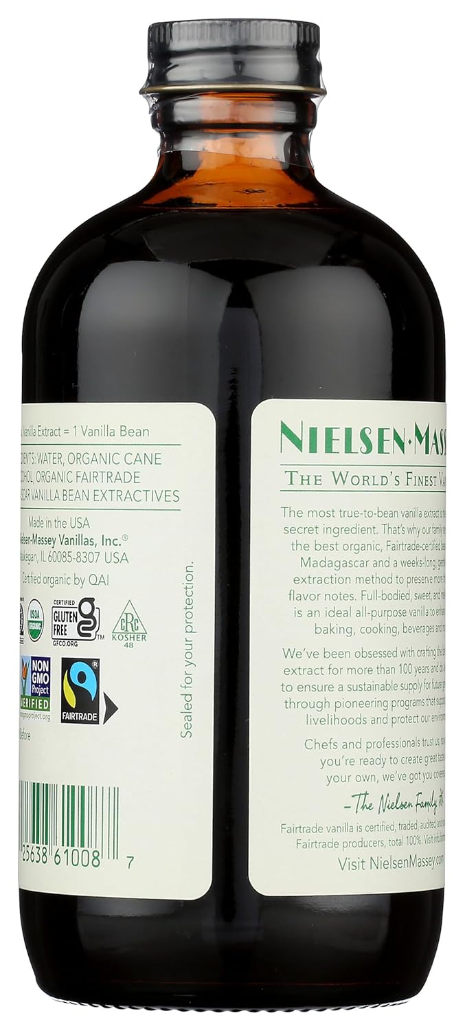 NIELSEN MASSEY Organic Vanilla, 8 FZ