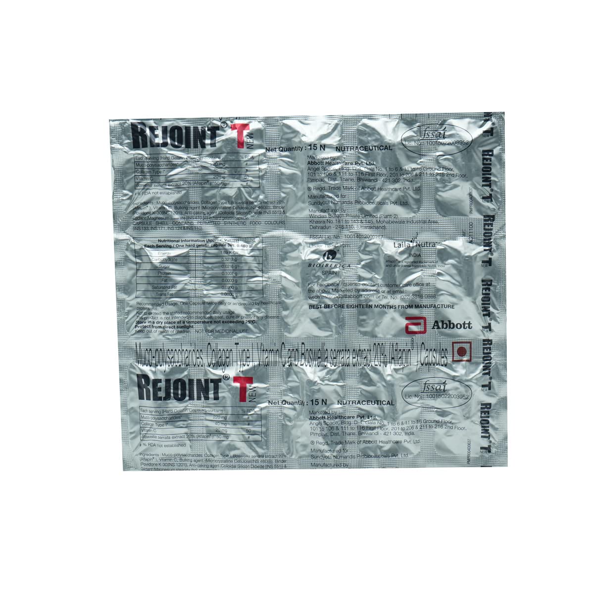 Rejoint T - Strip of 15 Capsules (B0BB2R8YK7) Amazon Price History, Amazon Price Tracker