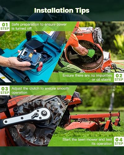 Miniatura 6 de SCITOO AM123038 - Embrague eléctrico para cortacésped de toma de fuerza compatible con John Deere AM122969, AM108393, AM123038, AM38260  para Warner